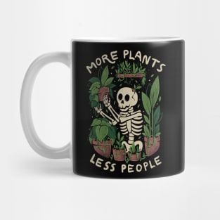 More Plants Less People Mug